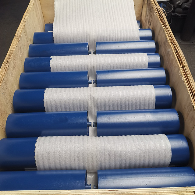 Rodillo transportador de limpieza de acero/PVC/Sprial personalizado 